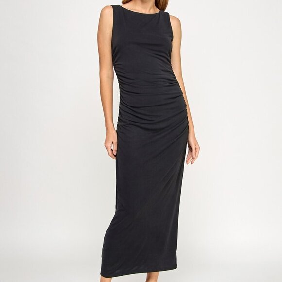 Leyden Dresses & Skirts - ⭐️ Leyden Juniors’ Jersey Sleeveless Sheath Midi Dress – Black – Size M NWT ⭐️